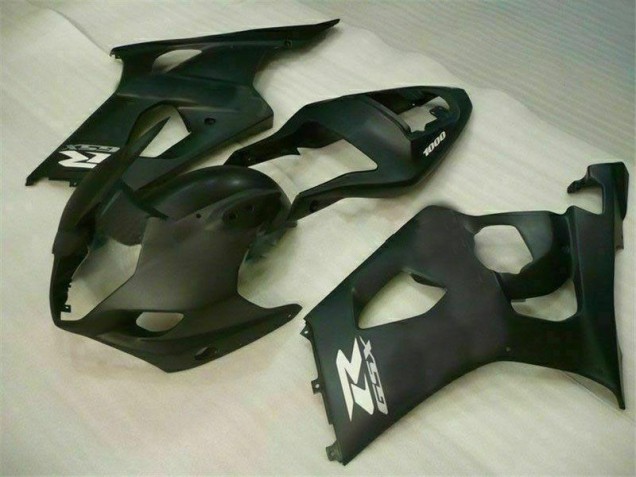 Negro Mate ABS Moto Plástico Suzuki GSXR 1000 K3 2003-2004 Negro Mate ABS Moto Plástico Suzuki GSXR 1000 K3 2003-2004