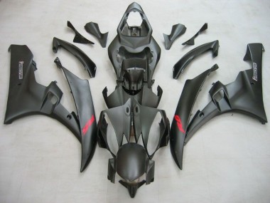Negro Mate ABS Moto Plástico Yamaha R6 2006-2007