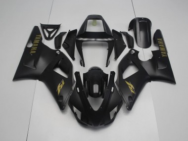 Negro Mate Amarillo Carenado Moto Yamaha R1 1998-1999