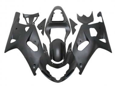 Negro Mate Carenado Moto Suzuki GSXR 600 / 750 K1 K2 K3 2001-2003