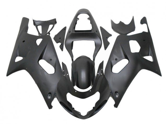 Negro Mate Carenado Moto Suzuki GSXR 600 / 750 K1 K2 K3 2001-2003 Negro Mate Carenado Moto Suzuki GSXR 600 / 750 K1 K2 K3 2001-2003