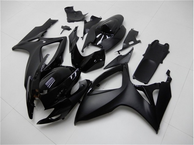 Negro Mate Carenado Moto Suzuki GSXR 600 / 750 K6 2006-2007 Negro Mate Carenado Moto Suzuki GSXR 600 / 750 K6 2006-2007