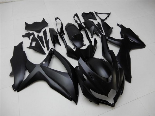 Negro Mate Carenado Moto Suzuki GSXR 600 / 750 K8 2008-2010 Negro Mate Carenado Moto Suzuki GSXR 600 / 750 K8 2008-2010