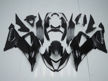 Negro Mate Carenado & Plástico Moto Kawasaki ZX6R 2013-2018
