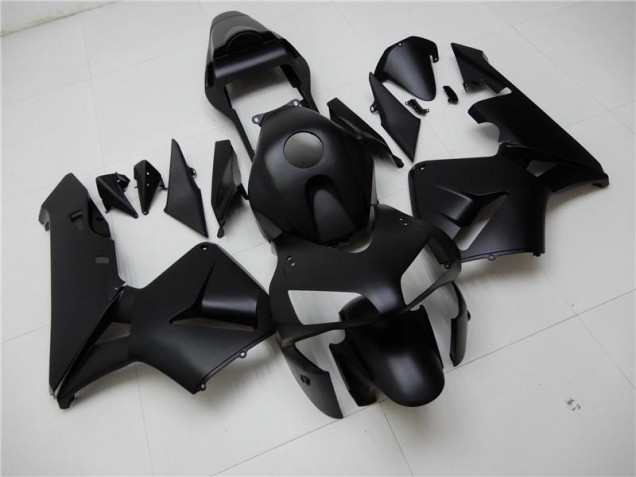 Negro Mate Carrocería Motocicletas Honda CBR 600 RR 2003-2004 Negro Mate Carrocería Motocicletas Honda CBR 600 RR 2003-2004