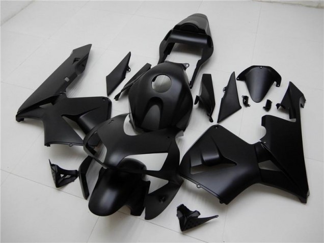 Negro Mate Carrocería Motocicletas Honda CBR 600 RR 2003-2004 Negro Mate Carrocería Motocicletas Honda CBR 600 RR 2003-2004