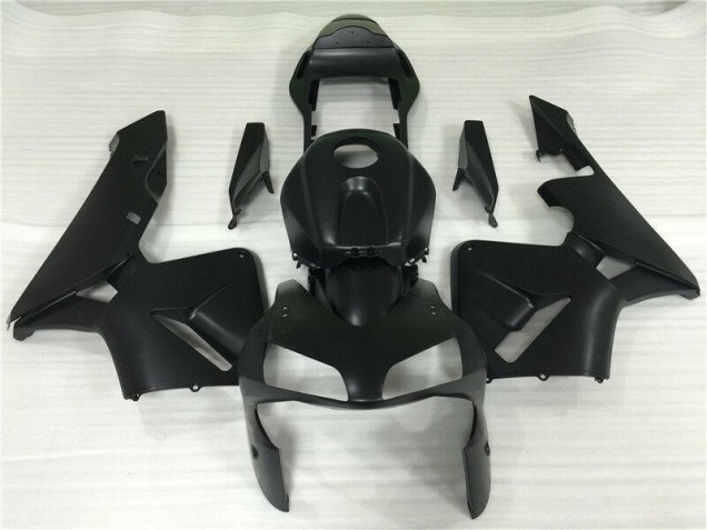 Negro Mate Carrocería Motocicletas Honda CBR 600 RR 2003-2004 Negro Mate Carrocería Motocicletas Honda CBR 600 RR 2003-2004