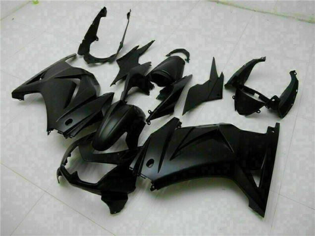 Negro Mate Carrocería Motocicletas Kawasaki EX250 2008-2012 Negro Mate Carrocería Motocicletas Kawasaki EX250 2008-2012