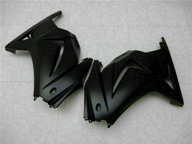 Negro Mate Carrocería Motocicletas Kawasaki EX250 2008-2012 Negro Mate Carrocería Motocicletas Kawasaki EX250 2008-2012