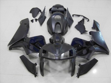 Negro Mate Cráneo Carenado Moto Honda CBR 600 RR 2005-2006