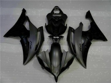 Negro Mate Kit ABS Carenado Motocicleta Yamaha R6 2008-2016