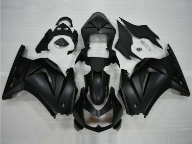 Negro Mate Kit Completo Carenado Moto Kawasaki EX250 2008-2012