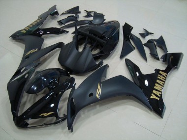 Negro Mate Oro Carenado Moto Yamaha R1 2004-2006