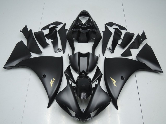 Negro Mate Pegatinas Carenado Moto Yamaha R1 2012-2014 Negro Mate Pegatinas Carenado Moto Yamaha R1 2012-2014