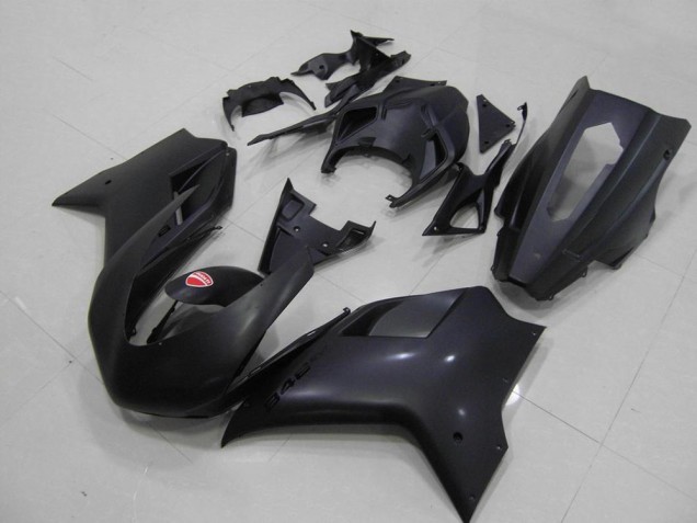 Negro Mate Racing Verision Carenado Moto Ducati 848 1098 1198 2007-2014 Negro Mate Racing Verision Carenado Moto Ducati 848 1098 1198 2007-2014