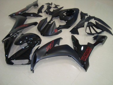 Negro Mate Rojo Carenado Moto Yamaha R1 2004-2006