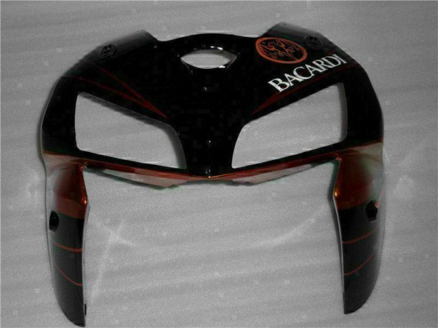 Negro Naranja BACARDI Carenado Moto Honda CBR 600 RR 2005-2006 Negro Naranja BACARDI Carenado Moto Honda CBR 600 RR 2005-2006