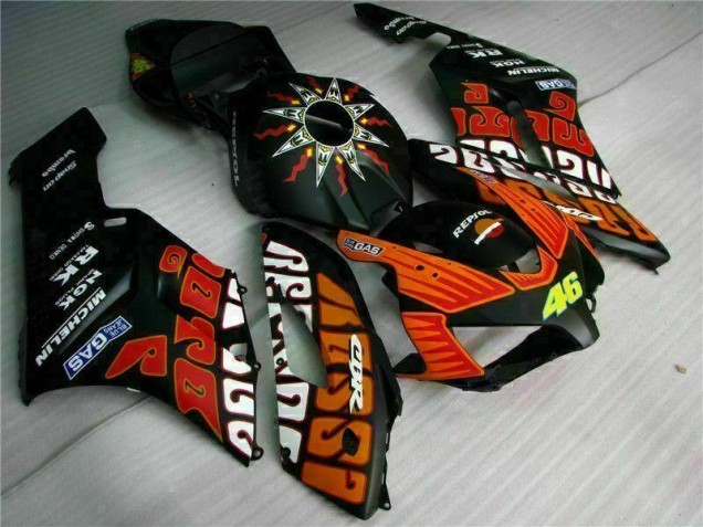 Negro Naranja Carenado & Plástico Moto Honda CBR 1000 RR 2004-2005 Negro Naranja Carenado & Plástico Moto Honda CBR 1000 RR 2004-2005