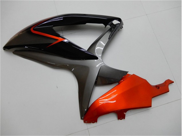 Negro Naranja Gris Carenado Moto Suzuki GSXR 600 / 750 K8 2008-2010 Negro Naranja Gris Carenado Moto Suzuki GSXR 600 / 750 K8 2008-2010
