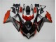 Negro Naranja Gris Carenado Moto Suzuki GSXR 600 / 750 K8 2008-2010 Negro Naranja Gris Carenado Moto Suzuki GSXR 600 / 750 K8 2008-2010