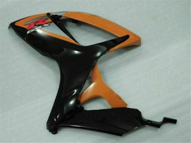Negro Naranja Plástico Moto Suzuki GSXR 600 / 750 K6 2006-2007 Negro Naranja Plástico Moto Suzuki GSXR 600 / 750 K6 2006-2007