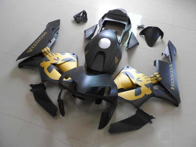 Negro Oro Calcomanías Kit Carenado Moto Honda CBR 600 RR 2003-2004 Negro Oro Calcomanías Kit Carenado Moto Honda CBR 600 RR 2003-2004
