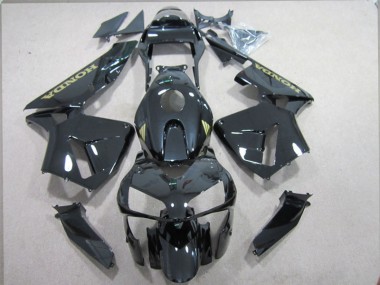 Negro Oro Calcomanías Kits Completo Carenado Moto ABS Honda CBR 600 RR 2003-2004