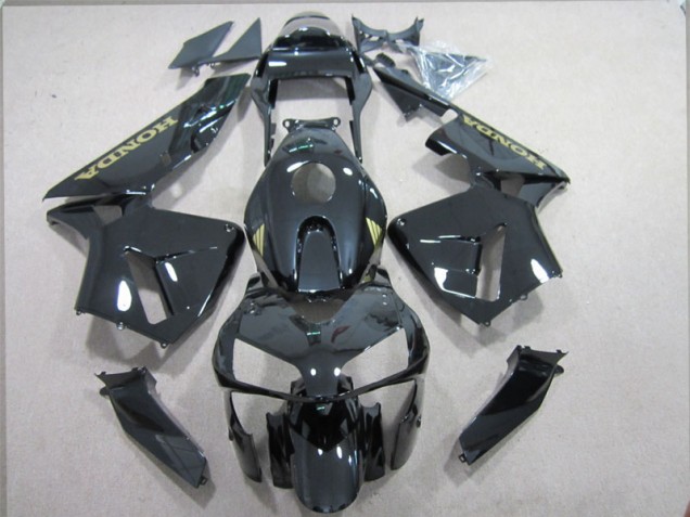 Negro Oro Calcomanías Kits Completo Carenado Moto ABS Honda CBR 600 RR 2003-2004 Negro Oro Calcomanías Kits Completo Carenado Moto ABS Honda CBR 600 RR 2003-2004