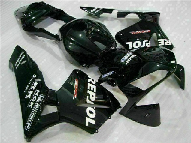 Negro Plástico Moto Honda CBR 600 RR 2003-2004 Negro Plástico Moto Honda CBR 600 RR 2003-2004