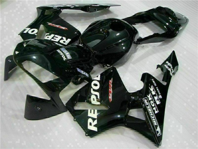Negro Plástico Moto Honda CBR 600 RR 2003-2004 Negro Plástico Moto Honda CBR 600 RR 2003-2004
