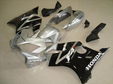 Negro Plata ABS Moto Plásticos Honda CBR 600 F4i 2004-2007