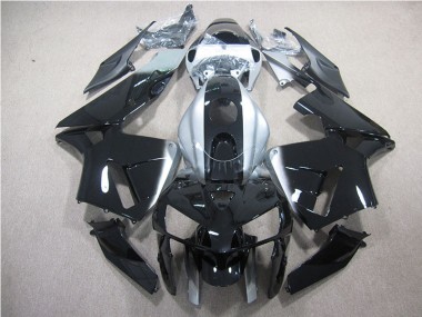 Negro Plata Carenado Moto Honda CBR 600 RR 2007-2008