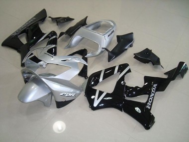 Negro Plata Carenado Moto Honda CBR 900 RR 929 2000-2001