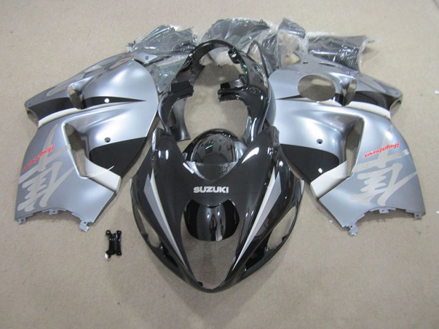 Negro Plata Carenado Moto Suzuki GSXR 1300 Hayabusa 1996-2007 Negro Plata Carenado Moto Suzuki GSXR 1300 Hayabusa 1996-2007