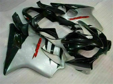 Negro Plata Carrocería Motocicletas Honda CBR 600 F4i 2001-2003