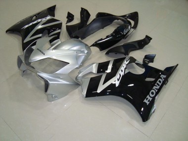 Negro Plata Kits Completo Carenado Moto ABS Honda CBR 600 F4i 2004-2007