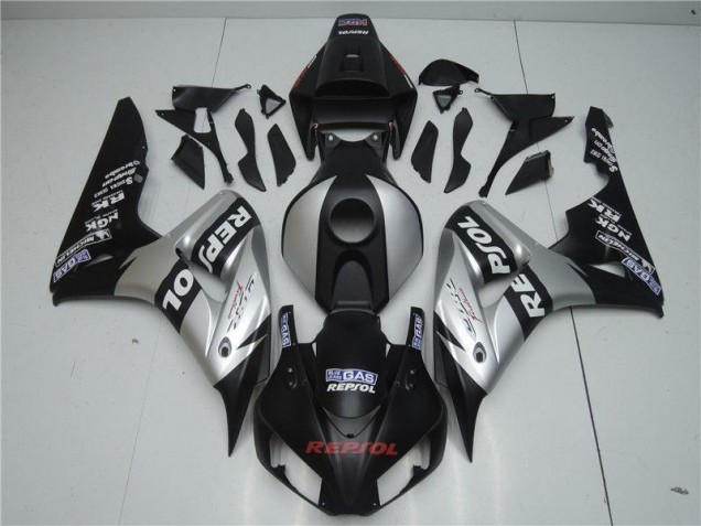 Negro Plata Repsol ABS Kits Carenado Moto Honda CBR 1000 RR 2004-2005 Negro Plata Repsol ABS Kits Carenado Moto Honda CBR 1000 RR 2004-2005