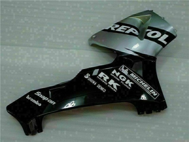 Negro Plata Repsol Carenado Moto Honda CBR 600 RR 2005-2006 Negro Plata Repsol Carenado Moto Honda CBR 600 RR 2005-2006