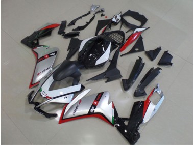 Negro Plata Rojo Kits Carenado Moto Aprilia RS4 50 125 2011-2018
