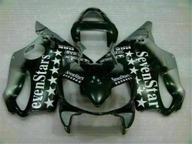 Negro Plata SevenStarss Carenado Moto Honda CBR 600 F4i 2001-2003