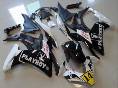 Negro Playboy 14 Carenado Moto Honda CBR 500 RR 2013-2015