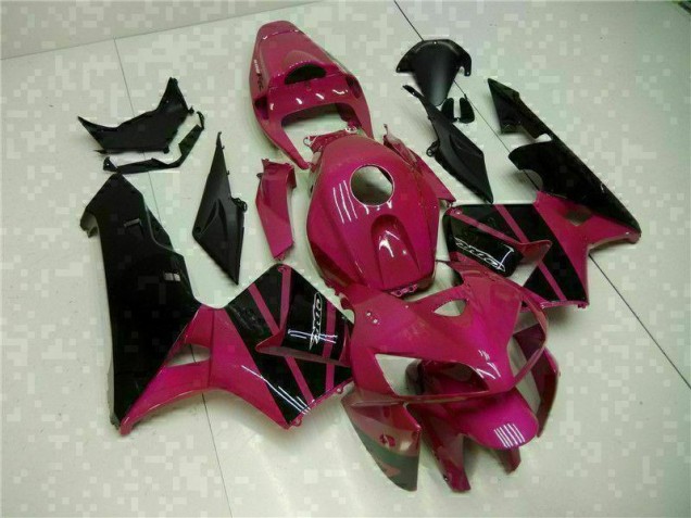 Negro Púrpura Carenado Moto Honda CBR 600 RR 2005-2006 Negro Púrpura Carenado Moto Honda CBR 600 RR 2005-2006