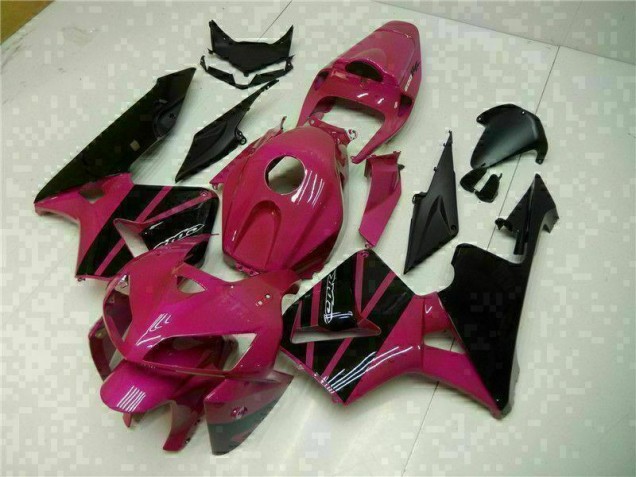 Negro Púrpura Carenado Moto Honda CBR 600 RR 2005-2006 Negro Púrpura Carenado Moto Honda CBR 600 RR 2005-2006