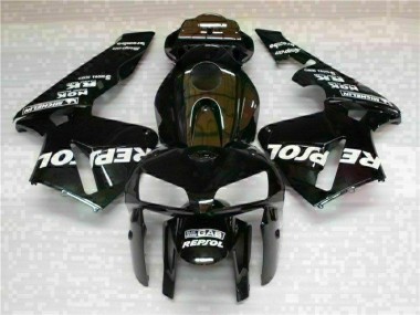 Negro Repsol ABS Kits Carenado Moto Honda CBR 600 RR 2005-2006