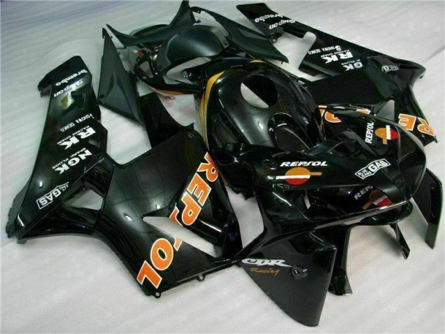 Negro Repsol Kits Completo Carenado Moto ABS Honda CBR 600 RR 2005-2006 Negro Repsol Kits Completo Carenado Moto ABS Honda CBR 600 RR 2005-2006