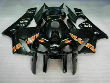 Negro Repsol Kits Completo Carenado Moto ABS Honda CBR 600 RR 2005-2006