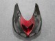 Negro Rojo ABS Carenado Motocicleta Kawasaki ZX14R ZZR 1400 2006-2011 Negro Rojo ABS Carenado Motocicleta Kawasaki ZX14R ZZR 1400 2006-2011
