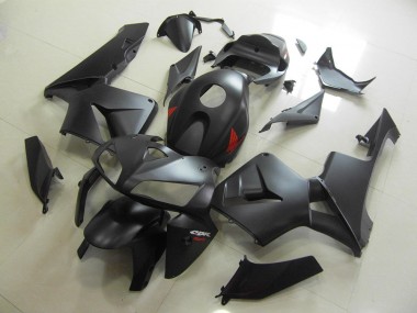 Negro Rojo ABS Moto Plásticos Honda CBR 600 RR 2005-2006