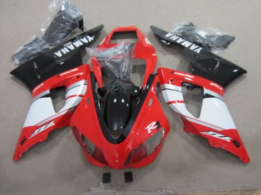 Negro Rojo Blanco Calcomanía Carenado Moto Yamaha R1 1998-1999