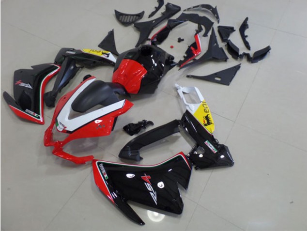 Negro Rojo Blanco Carenado Moto Aprilia RS4 50 125 2011-2018 Negro Rojo Blanco Carenado Moto Aprilia RS4 50 125 2011-2018
